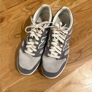 New Balance Gray and White Athletic Shoes